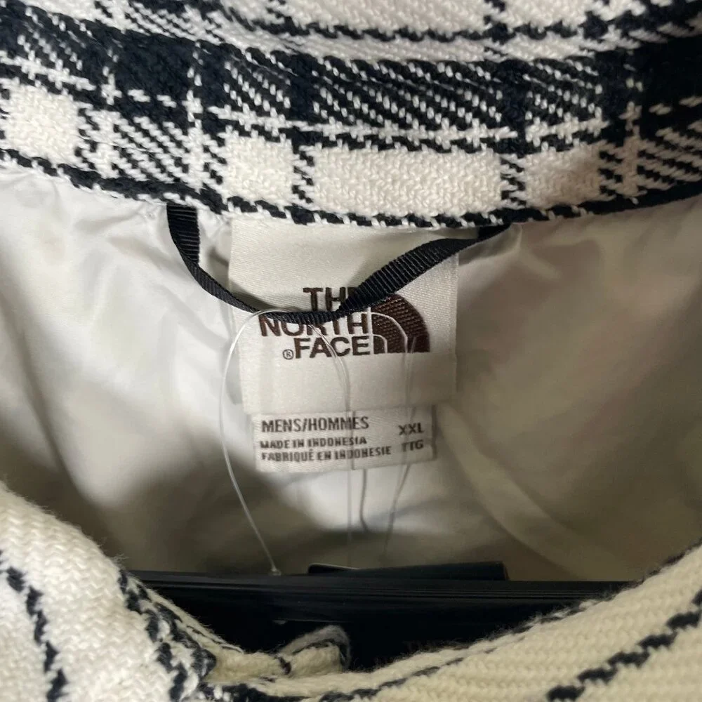 The North Face Valley Twill Utility Shacket Mens XXL Button Lined Plaid New NWT